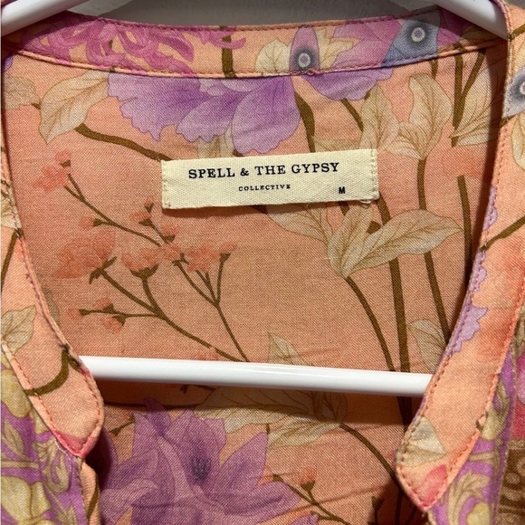 Floral Pink Women's Top - Picture 3 of 3